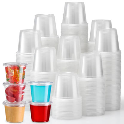 3.25oz Black Diposable Plastic Portion Cups with Lids, Jello Shots, Meal  Prep, Sauce Cups, Slime, Condiments, Medicine, Dressings, Souffle Cups &  Much More - China Sauce Cups and PP Cups price