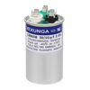 Picture of VEXUNGA 30/10 uF 30+10 MFD 370VAC or 440VAC Dual Run Start Round A/C Capacitor CBB65 CBB65B Air Conditioner Capacitors for AC Unit Fan Motor Start or Heat Pump or Condenser Straight Cool