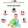 Picture of Franco Kids Bedding Super Soft Plush Cuddle Pillow Buddy, One Size, Mario Yoshi