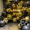 Picture of Gold Balloons 110 Pcs Gold Balloon Garland Kit Different Sizes 5 10 12 18 Inch Metallic Gold Balloons for Birthday New Year Party Decorations