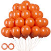 Picture of Voircoloria 105pcs Orange Balloons 12inch Party Latex Balloons for Boys Girls Birthday Baby Shower Gender Reveal Wedding Sunflower Party Decorations