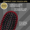 Picture of Conair Velvet Touch Travel Hairbrush, Hairbrush for Men and Women, Cushion Base Everyday Brushing with Soft-Touch Handle, Color May Vary, 1 Count