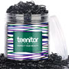 Picture of Teenitor 2000pcs Black Hair Rubber Bands Soft Elastic Hair Ties for Kids Girls Hair Braids