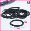 Picture of Teenitor 2000pcs Black Hair Rubber Bands Soft Elastic Hair Ties for Kids Girls Hair Braids