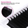 Picture of Lash Extension D Curl 0.10 Easy Fan Volume Lashes Mixed Tray Blooming Volume Lash Extensions Black Self Fanning Eyelash Extensions (0.10-D, 15-20mm Mixed Tray)