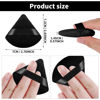 Picture of Sibba 12 Pieces Triangle Powder Puffs Face Cosmetic Powder Puff Washable Reusable Soft Plush Powder Sponge Makeup Foundation Sponge for Face Body Loose Powder Wet Dry Makeup Tool