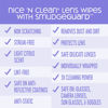 Picture of Nice 'n Clean SmudgeGuard Lens Cleaning Wipes (600 Total Wipes) | Pre-Moistened Individually Wrapped Wipes | Non-Scratching & Non-Streaking | Safe for Eyeglasses, Goggles, & Camera Lens