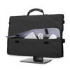 Picture of CURMIO 24 Inch Monitor Carrying Case, Universal 24" Computer Monitor Bag with Rubber Handle and Pockets, Black (Patented Pending)