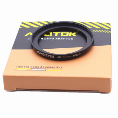 Picture of 40.5mm Lens to 46mm Camera Lens Adapter,40.5mm to 46mm Filter Step up Ring Adapter Ring,Compatible All 46mm Filter Accessory.Made from CNC Machined