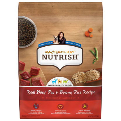 Picture of Rachael Ray Nutrish Premium Natural Dry Dog Food, Real Beef, Pea, & Brown Rice Recipe, 6 Pound Bag (Packaging May Vary)