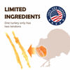 Picture of Afreschi Turkey Tendon Dog Treats for Signature Series, All Natural Human Grade Puppy Chew, Ingredient Sourced from USA, Hypoallergenic, Easy to Digest, Rawhide Alternative, 4 Units/Pack Ring (Small)