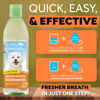 Picture of TropiClean Fresh Breath Supports Skin Health | Dog Oral Care Water Additive | Dog Breath Freshener Additive for Dental Health | VOHC Certified | Made in the USA | 16 oz