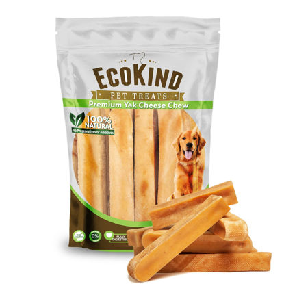 Picture of EcoKind Yak Cheese Dog Chews | 1 Stick - 5 oz. | Healthy Dog Treats, Odorless Dog Chews, Rawhide Free, Long Lasting Dog Bones for Aggressive Chewers, Indoors & Outdoor Use, Made in The Himalayans