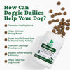 Picture of Doggie Dailies Glucosamine for Dogs - 225 Chews - Advanced Joint Supplement for Dogs with Chondroitin, MSM, Hyaluronic Acid & CoQ10 - Premium Dog Glucosamine (Peanut Butter)