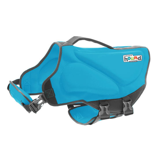 Picture of Outward Hound Dawson Swim Blue Dog Life Jacket, XS