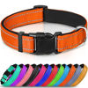 Picture of Joytale Reflective Dog Collar,Soft Neoprene Padded Breathable Nylon Pet Collar Adjustable for Extra Large Dogs,Orange,XL