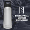 Picture of YETI Rambler 36 oz Bottle, Vacuum Insulated, Stainless Steel with Chug Cap, Nordic Blue