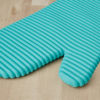 Picture of KitchenAid Ribbed Soft Silicone Oven Mitt Set, 7"x13", Aqua Sky 2 Count