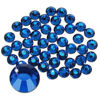 Picture of Jollin Glue Fix Flatback Rhinestones Glass Diamantes Gems for Nail Art Crafts Decorations Clothes Shoes(SS34 288pcs,Sapphire)