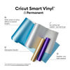 Picture of Cricut Smart Permanent Vinyl (13in x 3ft, Shimmer Silver) for Explore and Maker 3 - Matless cutting for long cuts up to 12ft