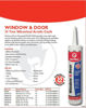 Picture of Red Devil 0846 Window & Door Siliconized Acrylic Caulk, 10.1 oz, White