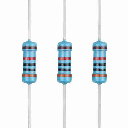 Picture of EDGELEC 100pcs 30K ohm Resistor 1/2w (0.5Watt) ±1% Tolerance Metal Film Fixed Resistor, Multiple Values of Resistance Optional