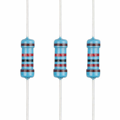 Picture of EDGELEC 100pcs 12K ohm Resistor 1/2w (0.5Watt) ±1% Tolerance Metal Film Fixed Resistor, Multiple Values of Resistance Optional