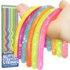 Picture of BUNMO Glitter Stretchy Strings 6pk | Perfect Sensory Toys for Anxiety & Stress | Calming Monkey Stretch Noodles | Focus & Stimulation | Great Kids Party Favors | Hours of Fun for Kids