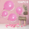 Picture of Henviro Pink Balloons Garland Kit- 154 Pcs 5/10/12/18 Inch Pink Balloons Helium Quality Latex Balloons As Birthday Party Balloons/Graduation Balloons/Valentines Day Balloons/Baby Shower/Wedding