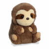 Picture of Aurora® Round Rolly Pet™ Seth Sloth™ Stuffed Animal - Adorable Companions - On-The-Go Fun - Brown 7 Inches