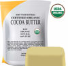 Picture of Mary Tylor Naturals Organic Cocoa Butter 2 lb - USDA Certified Raw Unrefined, Non-Deodorized, Rich In Antioxidants - for DIY Recipes, Lip Balms, Lotions, Creams, Stretch Marks