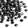 Picture of beadsland Flat Back Crystal Rhinestones Round Gems, Black (1.9-2.0mm) SS6/1440pcs