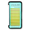 Picture of VAVALASH Colored Easy Fan Eyelash Extensions 0.07 C Curl 8-15mm Mixed Tray Yellow Self Fanning Lashes 2D-10D Colorful Volume lash extensions（Yellow,0.07-C-8-15 Mix）