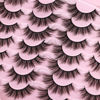 Picture of Eyelashes Natural Look Faux Mink Lashes Fluffy False Eyelashes Wispy Cat Eye Lashes Pack Strip Lashes by Kiromiro