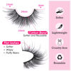 Picture of Fairy False Eyelashes Natural Look Strips Lashes that Look Like Extensions Wispy Cat Eye Faux Mink Lashes by Focipeysa