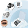 Picture of Lash Clusters 84 Pcs Cluster Lashes Eyelash Clusters DIY Cluster Eyelash Extensions Individual Lashes Thin Band & Soft(Plateau,D-8-16mix)