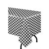 Picture of Exquisite 6 Pack - Premium Plastic Tablecloth 54in. x 108in. Rectangle Table Cover - Checkered