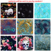 Picture of Pattern Printed Soft Microfiber Cleaning Cloths 9 Pieces for Eyeglasses, Camera Kens, Cell Phones, CD, DVD, Computers, Tablets, Laptops, Telescope, LCD Screens and Other Delicate Surfaces Cleaner