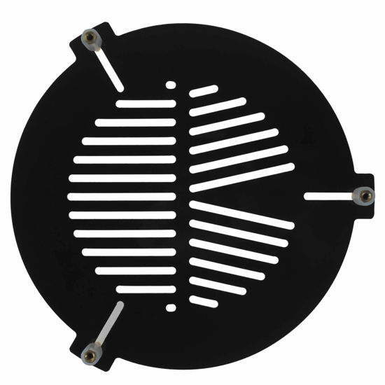 Picture of Astromania Bahtinov Mask Focusing Mask for Telescopes - FM100mm for a Tube Outer Diameter (OD) from 105mm-150mm - can be Mounted with The Brass Screws Inside or Outside The drawtube