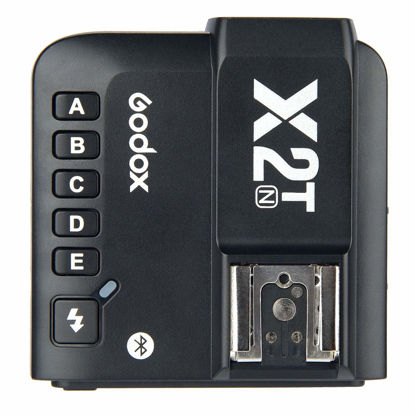 Picture of Godox X2T-N TTL Wireless Flash Trigger for Nikon, Support 1/8000s HSS Function, 5 Dedicated Group Button and 3 Function Button for Quick Setting