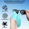 Picture of 6" X 7" Lint Free Microfiber Cleaning Cloth Wipes for Eyeglasses, Glasses, Smartphones and Cell Phones.