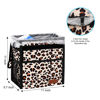 Picture of Femuar Car Trash Can Leak Proof Car Trash Bag Large Capacity Waterproof Car Garbage Can with Lid for SUV Large/Leopard Print