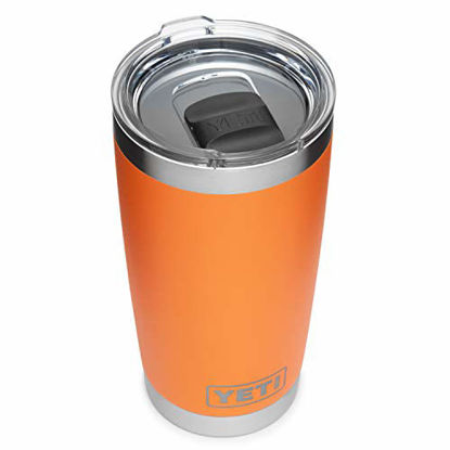 Picture of YETI Rambler 20 oz Tumbler, Stainless Steel, Vacuum Insulated with MagSlider Lid, King Crab, 1 Count (Pack of 1)