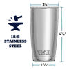 Picture of YETI Rambler 20 oz Tumbler, Stainless Steel, Vacuum Insulated with MagSlider Lid, King Crab, 1 Count (Pack of 1)