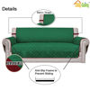 Picture of Easy-Going 4 Seater Sofa Slipcover Reversible Sofa Cover Water Resistant Couch Cover with Foam Sticks Elastic Straps Furniture Protector for Pets Kids Children Dog Cat (XX-Large, Green/Christmas Red)