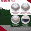 Picture of Mellanni Extra Deep Pocket Full Sheet Set - Iconic Collection Bedding Sheets & Pillowcases - Hotel Luxury, Ultra Soft, Cooling Bed Sheets - Extra Deep Pocket up to 21" - 4 PC (Full, Emerald Green)