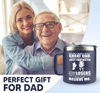 Picture of Father's Day Gifts for Dad - Father's Day Gifts from Daughter, Son - Dad Gifts from Daughter, Son for Fathers Day - Dad Birthday Gifts, Birthday Gifts for Dad, Funny Present for Dad, Best Dad Mug 14Oz