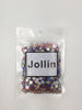 Picture of Jollin Glue Fix Flatback Rhinestones Glass Diamantes Gems For Nail Art (ss20 576pcs, Topaz AB)