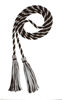 Picture of Graduation Honor Cord - Brown/White - Every School Color Available - Made in USA - by Tassel Depot