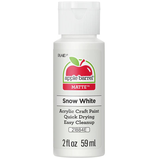 Picture of Apple Barrel Snow White Paint, 2oz